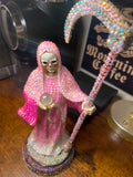 Santita decorada piedrita por piedrita