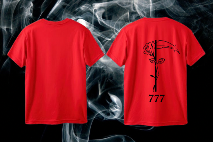 Calaveritas 777 roja